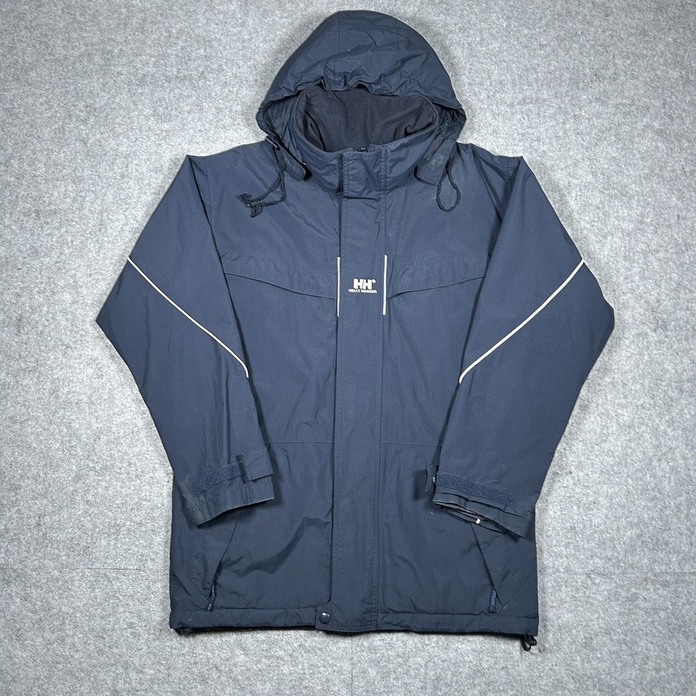 Helly Hanson Jacket Mens Small Navy Blue Helly Tech Level 3 Waterproof Ski